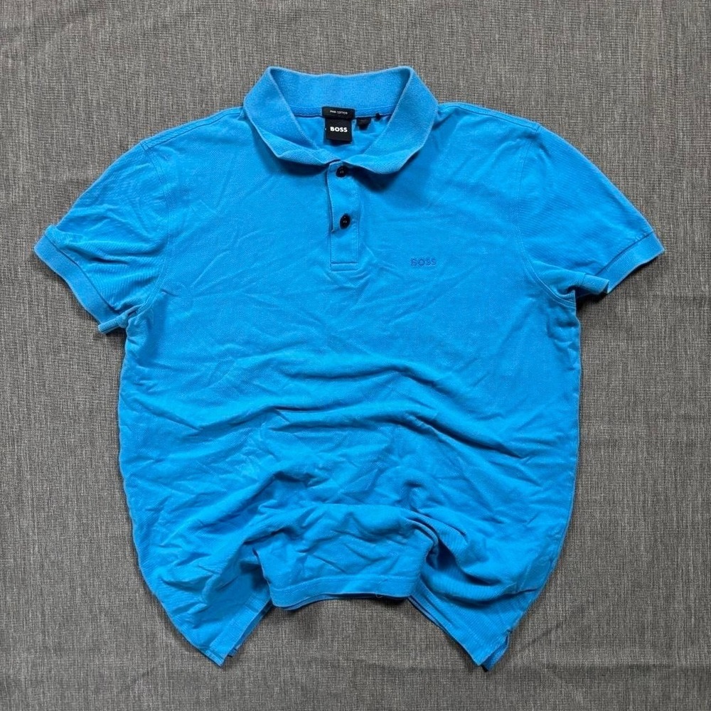 Light Blue Boss Polo Shirt